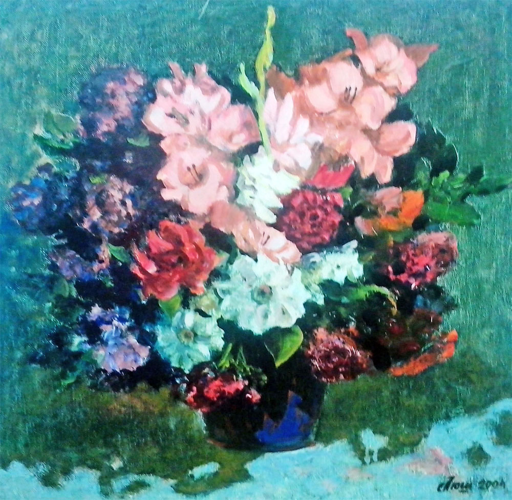 «Квіти». 2004. Полотно, олія